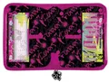 Penál "Violetta", 2 priehradky, na zip, UNIPAP, čierny