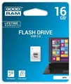 Pendrive, 16 GB, USB 2.0, 20/5 Mb/s, mini, GOODRAM „UPI2“, biely