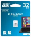 Pendrive, 32 GB, USB 2.0, 20/5 Mb/s, mini, GOODRAM „UPI2“, biela
