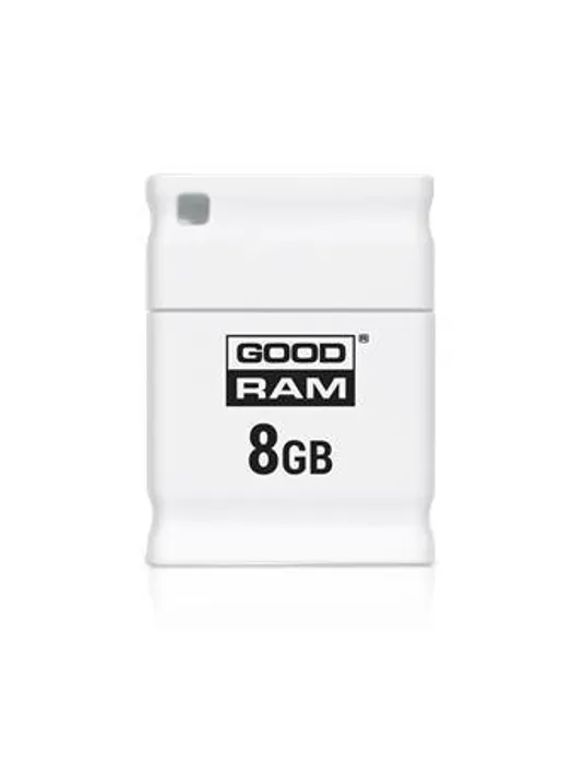 Hlavný obrázok produktu Pendrive, 8GB, USB 2.0, 20/5Mb/sec, mini, GOODRAM "UPI2", white