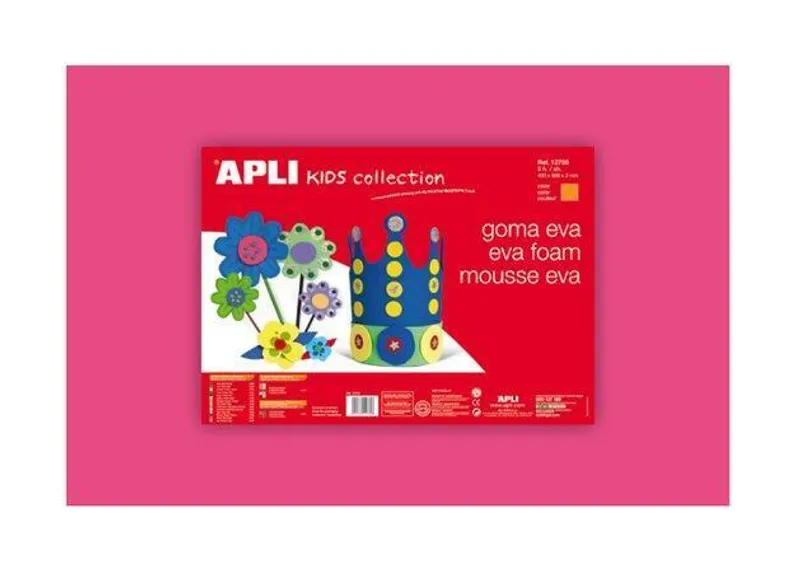 Hlavný obrázok produktu Pěnová guma "Eva sheets", růžová, 400x600 mm, APLI