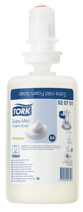 Hlavný obrázok produktu Pěnové mýdlo TORK Premium Extra Mild 1l S4 [1 ks]