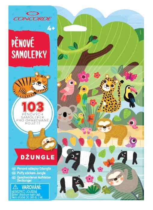 Hlavný obrázok produktu Pěnové samolepky CONCORDE Džungle