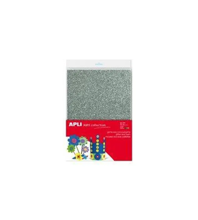 Hlavný obrázok produktu Pěnovka, 300x200 mm, s glitry, mix barev, APLI "Eva sheets"