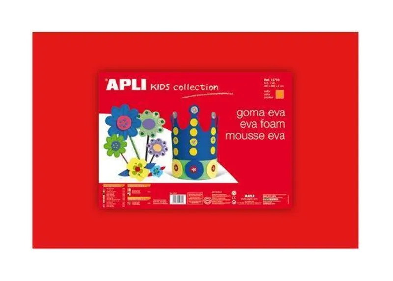 Hlavný obrázok produktu Pěnovka, 400x600 mm, červená, APLI "Eva sheets"