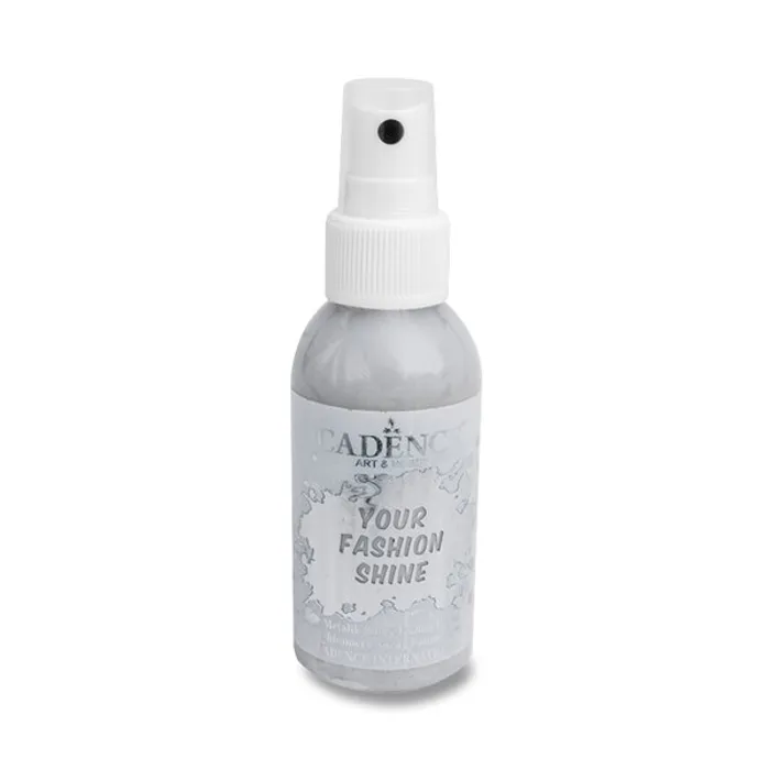 Hlavný obrázok produktu Perleťová barva na tmavý textil 100 ml, stříbrná