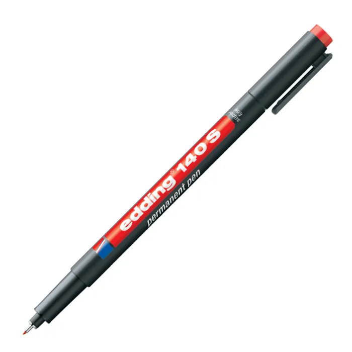 Hlavný obrázok produktu Permanentní popisovač "140 S", červená, OHP, 0,3mm, EDDING