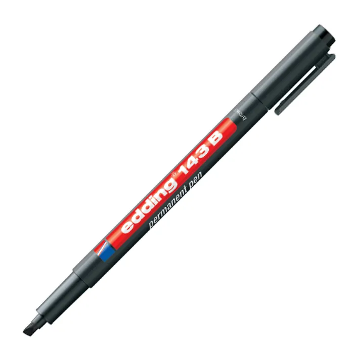 Hlavný obrázok produktu Permanentní popisovač "143 B", černá, OHP, 1mm, EDDING