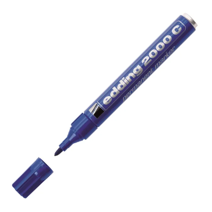 Hlavný obrázok produktu Permanentní popisovač "2000", modrá, 1,5-3mm, kuželový hrot, EDDING
