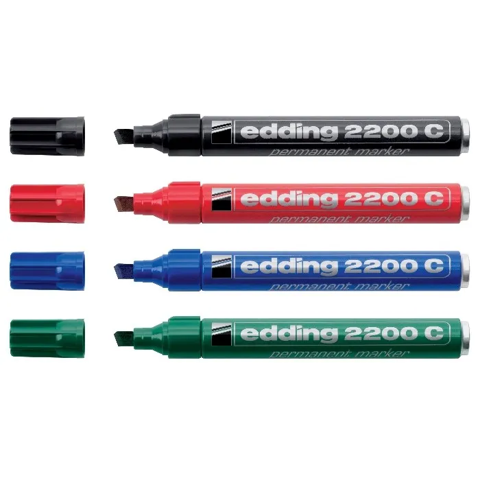 Hlavný obrázok produktu Permanentní popisovač "2200", 1-5mm, klínový hrot, EDDING