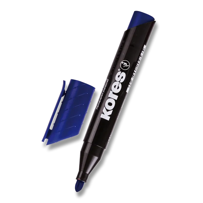 Hlavný obrázok produktu Permanentní popisovač Kores K-Marker modrý