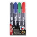 Permanentný popisovač Kores K-Marker sada 4 farieb