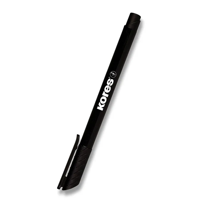 Hlavný obrázok produktu Permanentní popisovač Kores K-Marker tenký černý