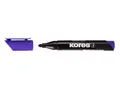 Ďalší obrázok produktu Trvalý popisovač Kores K-Marker XP1 fialový, okrúhly hrot 3 mm