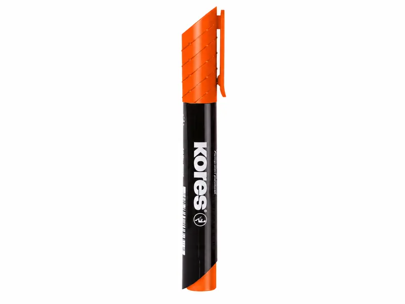 Hlavný obrázok produktu Permanentní popisovač Kores K-Marker XP1 oranžový, kulatý hrot 3 mm