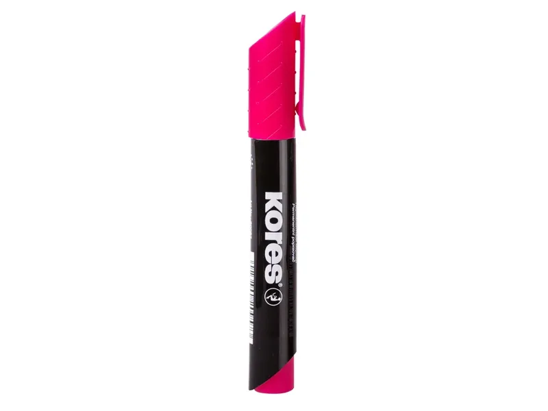 Hlavný obrázok produktu Permanentní popisovač Kores K-Marker XP1 růžový, kulatý hrot 3 mm