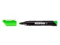 Ďalší obrázok produktu Trvalý popisovač Kores K-Marker XP1 svetlozelený, guľatý hrot 3 mm