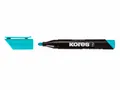 Ďalší obrázok produktu Trvalý popisovač Kores K-Marker XP1 tyrkysový, guľatý hrot 3 mm