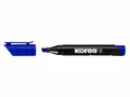 Ďalší obrázok produktu Trvalý popisovač Kores K-Marker XP2 modrý, zkosená špička 3–5 mm
