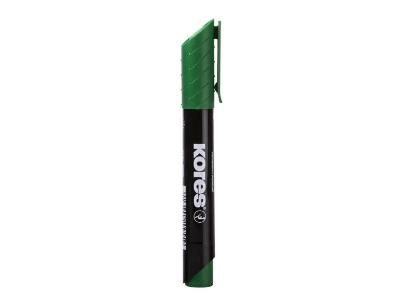 Hlavný obrázok produktu Permanentní popisovač Kores K-Marker XP2 zelený, zkosený hrot 3–5 mm