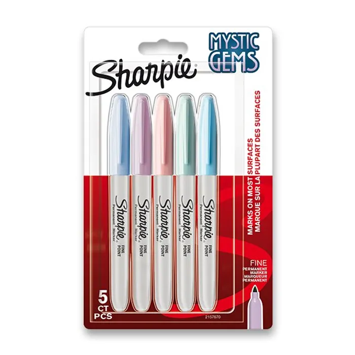 Hlavný obrázok produktu Permanentní popisovač Sharpie Fine Mystic sada 5 barev