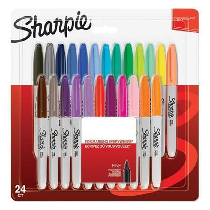 Hlavný obrázok produktu Permanentní popisovač Sharpie Fine sada 24 ks