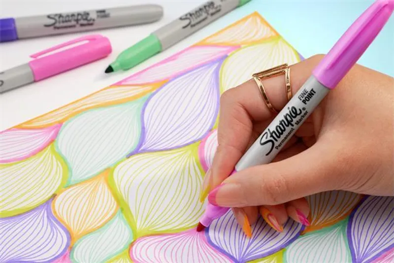 Hlavný obrázok produktu Permanentní popisovač Sharpie Fine sada 4 ks, pastelové barvy