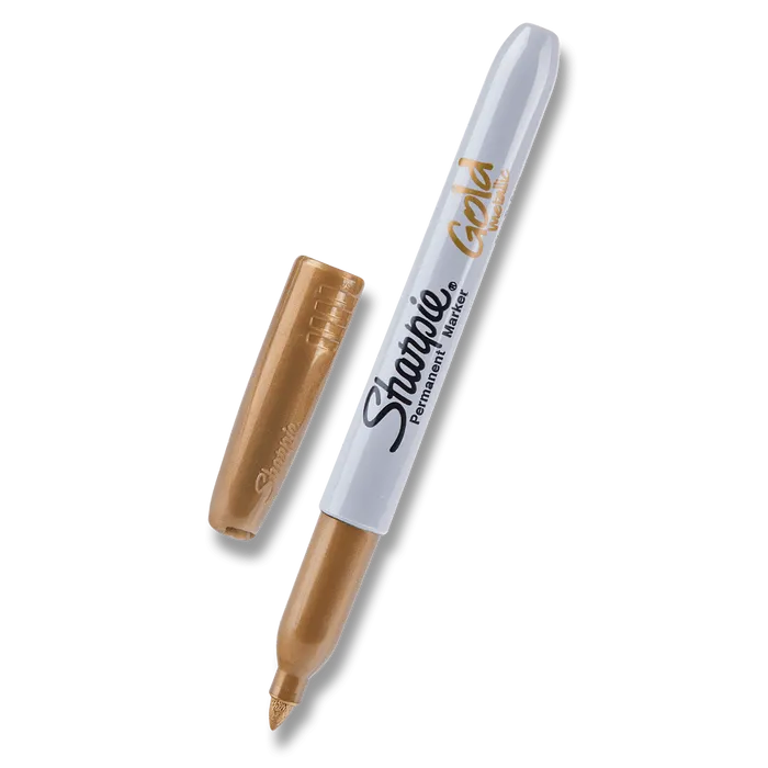 Hlavný obrázok produktu Permanentní popisovač Sharpie Metallic zlatý