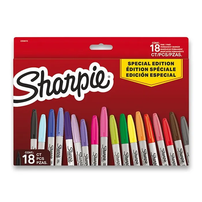 Hlavný obrázok produktu Permanentní popisovač Sharpie SE Red sada 18 barev