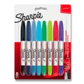 Permanentný popisovač Sharpie Twin Tip sada 8 ks
