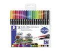 Ďalší obrázok produktu Permanentné popisovače "Twin-tip" sada, 18 farieb, 0,4/2,0 mm, obojstranné, STAEDTLER