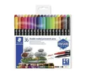 Ďalší obrázok produktu Permanentné popisovače "Twin-tip" sada 36 farieb, 0,4/2,0 mm, obojstranné, STAEDTLER