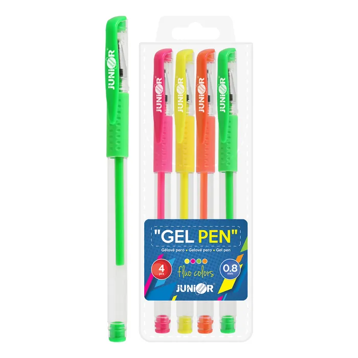 Hlavný obrázok produktu Pero gelové sada 4ks neon