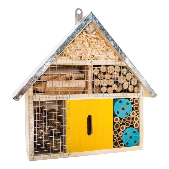 Hlavný obrázok produktu PetBuddy barevná vilka, hotel pro hmyz, 30 x 9 x 27.5 cm, borové dřevo