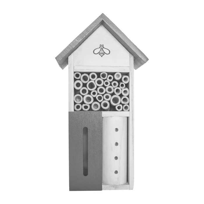 Hlavný obrázok produktu PetBuddy domeček se včelkou, hotel pro hmyz, 13 x 8.5 x 26 cm, borové dřevo