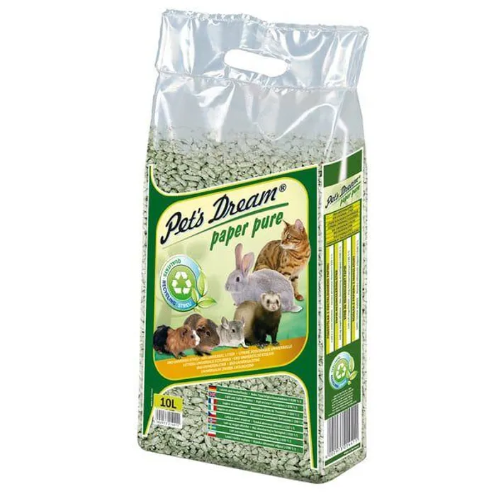 Hlavný obrázok produktu Pets dream - PAPER PUR papírová podestýlka 10 l (4,3 kg)