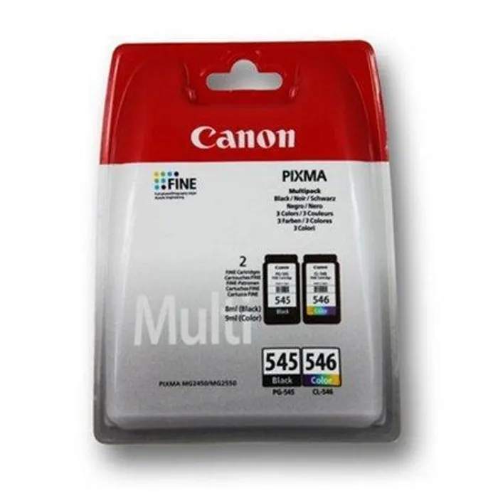 Hlavný obrázok produktu PG-545/CL-546 Inkjekt cart.multipack pro Pixma MG2450, MG2550 tiskárny, CANON černá, 2*180