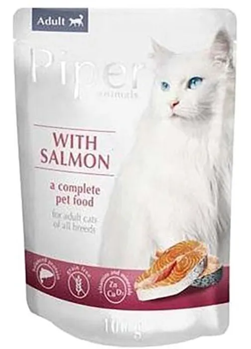 Hlavný obrázok produktu PIPER CAT kapsička pro kočky, s lososem 100g