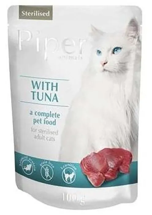 Hlavný obrázok produktu PIPER CAT kapsička pro sterilizované kočky, s tuňákem 100g