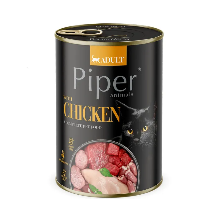 Hlavný obrázok produktu PIPER CAT konzerva pro kočky, s kuřecím masem 400g