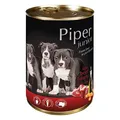 Ďalší obrázok produktu PIPER JUNIOR s hovädzím srdcom a mrkvou, konzerva pre šteňatá 400g