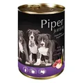 Ďalší obrázok produktu PIPER JUNIOR s teľacím a jablkami, konzerva pre šteňatá 400g