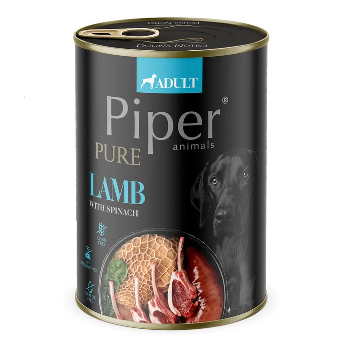 Hlavný obrázok produktu PIPER PLATINUM PURE čisté jehněčí, konzerva pro psy 400 g
