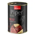 PIPER PLATINUM PURE hovädzie s hnedou ryžou, konzerva pre psov, 400 g