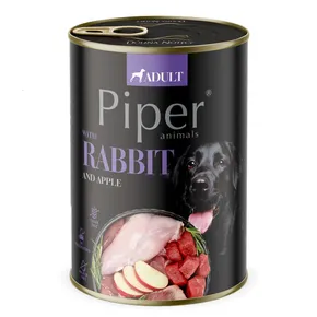 PIPER s králikom, konzerva pre psov 400g