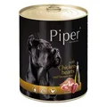 Ďalší obrázok produktu PIPER s kuracími srdiečkami a hnedou ryžou, konzerva pre psov 800g