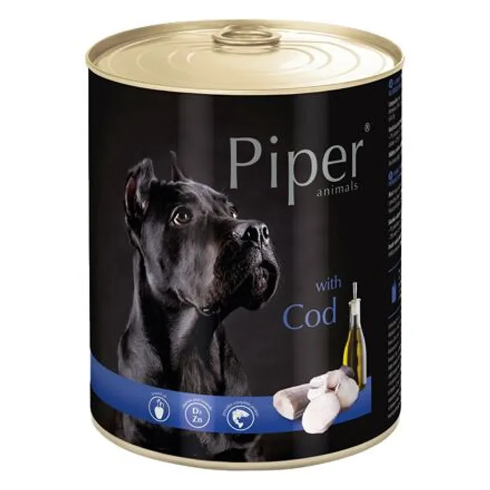 Hlavný obrázok produktu PIPER s treskou, konzerva pro psy 800g