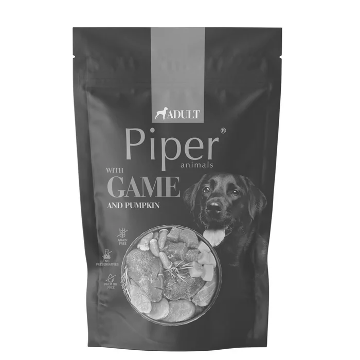 Hlavný obrázok produktu PIPER se zvěřinou a dýní, kapsička pro psy 500g