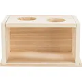 Ďalší obrázok produktu Pieskový kúpeľ, pre myši/škrečky, drevený, 22 x 12 x 12 cm