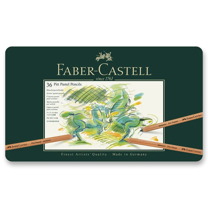 Hlavný obrázok produktu Pitt Pastell umělecká pastelka, plech.krabička 36ks Faber Castell 112136